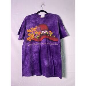 Vintage The Mountain Jody Houghton Collab Graphic Print Shirt Tie Dye Medium